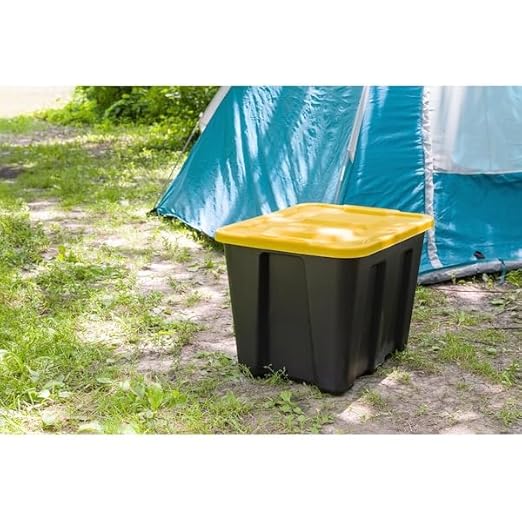 Storage Tote 16-1/2 In. Outside H.