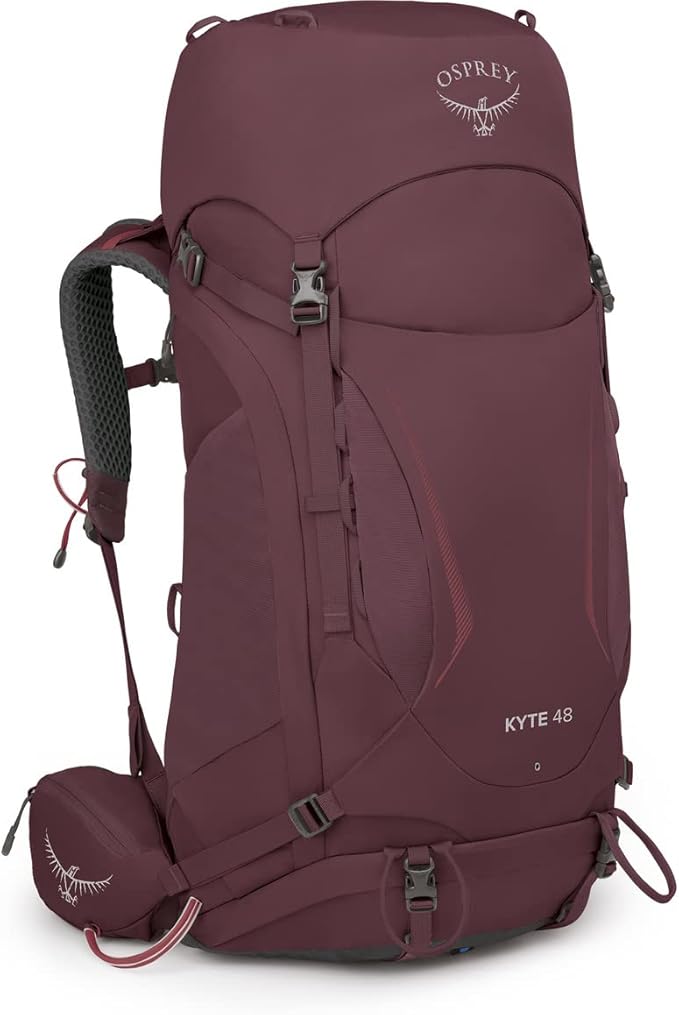 Osprey Kyte 48L Women's Backpacking Backpack with Hipbelt Elderberry Purple WXS/S