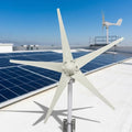 Wind Turbine Generator Kit 1200W 5 Blade Wind Generators for Home 12V 800RPM Power Kit with Controller Windmill Generator for Solar&ampWind System