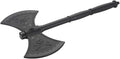 Martial Arts Black Polypropylene Plastic Full Contact Double Axe (Cosplay Movie Stunt Props)