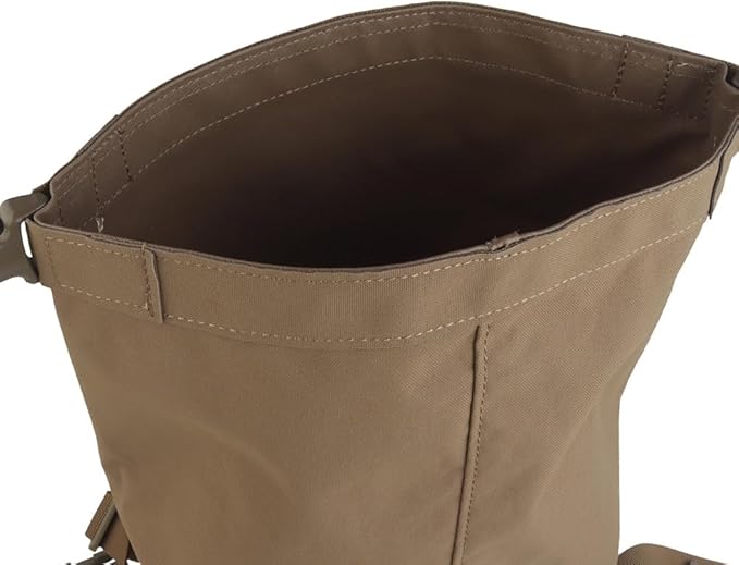 Tactical Expansion Pack Chest BagLarge Capacity MOLLE Admin Pouch Utility Chest Pouch for Placard Split Chest Rig