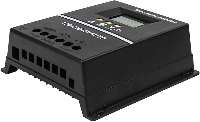 200A MPPT Solar Charge Controller 12V / 24V / 36V / 48V with LCD Display Battery Regulator and Dual USB Ports for Solar