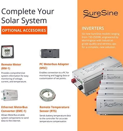 Morningstar Prostar 25A MPPT Solar Charge Controller (PS-MPPT-25) - Solar Panel Regulator Supports 12V/24V LA/Lithium Batteries LVD/Lighting Control HazLoc Rated Low Noise - Designed in The USA