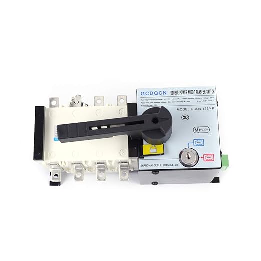 110V Dual Power Automatic Transfer Switch Dual Power Generator Changeover Switch 50HZ/60HZ
