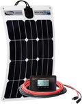 Go Power! (GP-FLEX-35) 35W Flexible Mono Crystalline Solar Kit with 10 Amp PWM Solar Controller