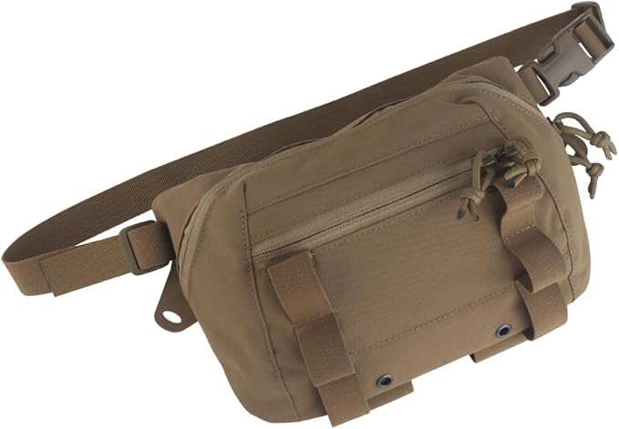 Tactical Drop Pouch Fanny PackUtility EDC Large Multi-Purpose Waist Bags for Tactial Vest Chest Rig