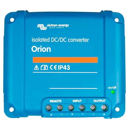 Victron Energy Orion-Tr DC to DC Converter - 12/24-Volt 15 amp 360-Watt - IP43 Protected - for Dual Battery Systems - Isolated