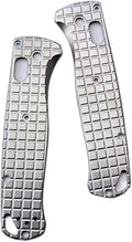 1 Pair Scales Handle Patch Replacement Fits for Benchmade Bugout 535 CNC Titanium Handle Patch