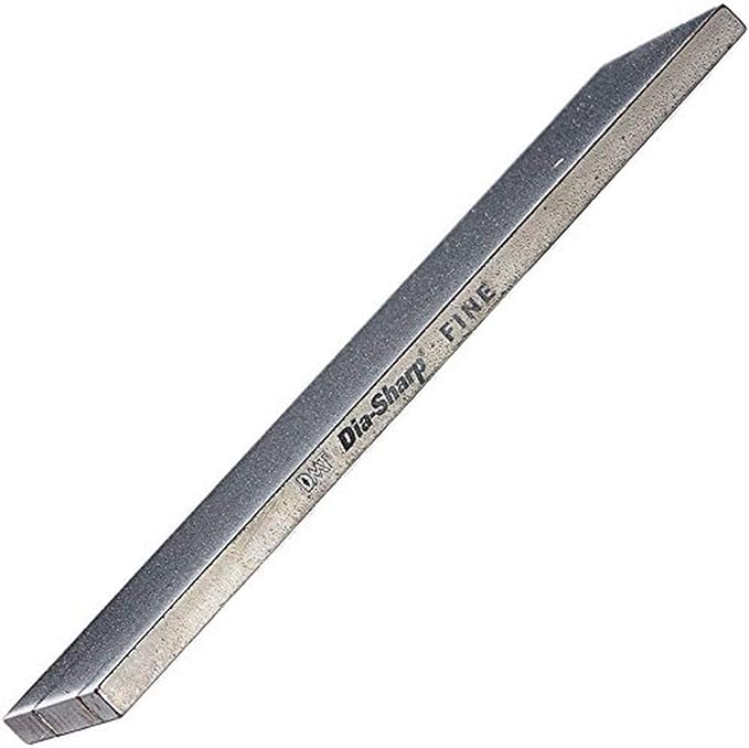 Diamond Machining Technology (DMT) 6-in. Diamond Dia-Sharp Whetsone Bench Stone Fine Grit Sharpener (D6F) Silver