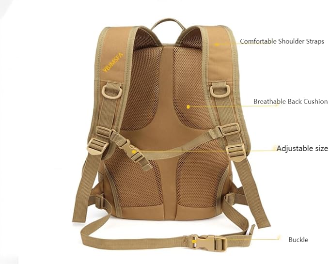 20L Tactical Backpack Military MOLLE Backpack for Hunting CampingAssault Travel Daily Pack Bag