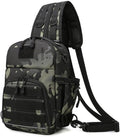 Sports Crossbody Bag Iarge Capacity Single Shoulder Dual Shoulder Tactical Backpack USB Port Design