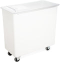 Carlisle FoodService Products BIN3602 Portable Ingredient / Food-Storage Bin with Sliding Lid 36 Gallon White