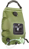 Portable Camping Solar Shower Bag Foldable Outdoor Solar Heating Bag with On-Off Switch Shower Head Travel Hiking Shower Water Bag 5 gallons/20L