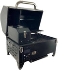 Freedom Portable Pellet Grill &amp Smoker: Digital Display Dual Meat Probes 242 sq in Cooking Area AC/DC Powered Black