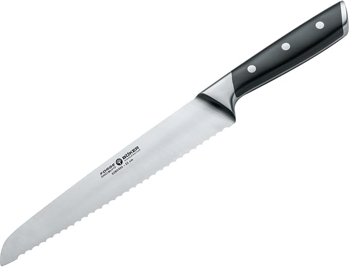 Boker 03B0503 Forge Bread Knife with 8 5/8 in. Blade Black