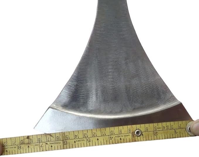 Viking Axe Blade Forged Camping Axe High Carbon Steel EN 45 Sharp Blade Viking Bearded Nordic Handmade Camping Axe Hatchet-Norse Axe Tomahawk Vikings Bearded A10 Axe AZHAN STEEL CRAFT