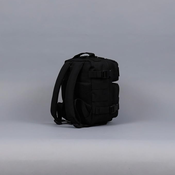 WOLFpak 9L Mini Tactical Backpack for Men &amp Women | Compact Small Everyday Carry Bag for Gym School Travel | Durable Water-Resistant Daypack with Molle System and Patch Panel (Nightshade Editi
