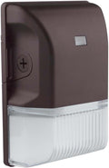 Nuvo 65/748 20W Outdoor LED Small Wall Pack Dusk to Dawn CCT-Selectable 3000K/4000K/5000K Bronze