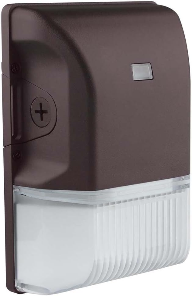 Nuvo 65/748 20W Outdoor LED Small Wall Pack Dusk to Dawn CCT-Selectable 3000K/4000K/5000K Bronze