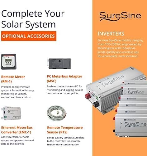 Morningstar SunSaver Duo 25A PWM Solar Charge Controller (SSD-25) - Solar Panel Regulator for Two 12V Batteries Adjustable Charge Settings Great for RVs/Boats 5 Year WTY - Designed in The USA