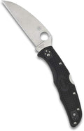 Spyderco Endura 4 Wharncliffe Folding Pocket Knife with 3.7 VG-10 Steel Blade and FRN Handle - EDC Knife for Men and Women Perfect for Hunting Tactical Camping Survival - PlainEdge - C10FPWCBK