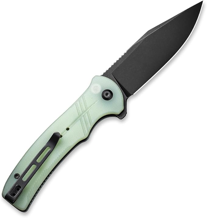 CIVIVI Cogent Button Lock Flipper Pocket Knife 14C28N Blade G10 Handle Good for Outdoor EDC Camping C20038D-3 (Natural)