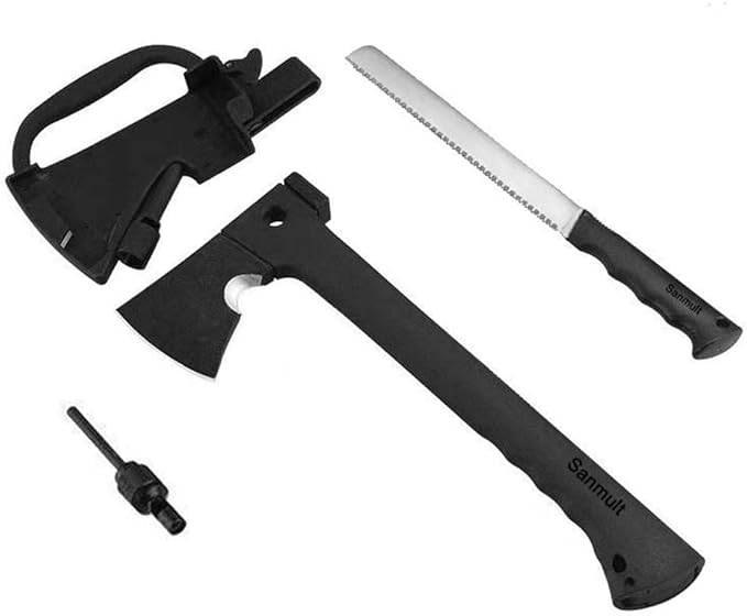 Outdoor Camping Multi-Purpose Axe Forest Wild Escape Self-Defense Chopping Firewood Axe