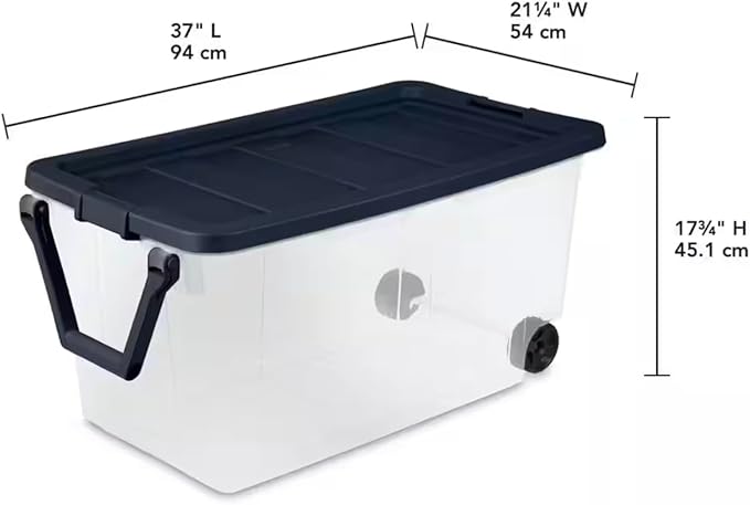 160 Quart Wheeled Storage Box NC60135