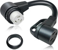 NEMA 1.5ft Shore Power Twist Lock SS2-50R to 14-50R Generator Adapter Cord AC Power Adapter Cord for Both EV&ampRV 50A Outlet