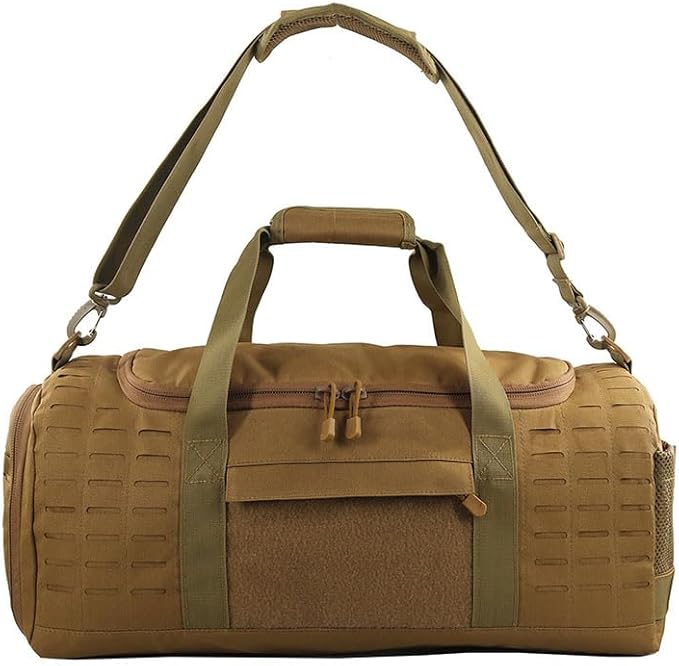 Outdoor Sports Hiking Sling Bag Shoulder Pack Camouflage Tactical Carry Bag - Tan