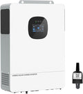 POWLAND 10000W Grid-Tied Hybrid Solar Inverter with WiFi | Battery-Free Design | 48V DC to 120V/240V AC Split Phase | Built-in 250A MPPT | Works with 48V LiFePO4/Lead Acid Batteries UL1741