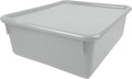 Romanoff Double Stowaway Tray with Lid White