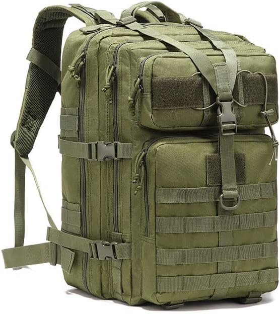 Outdoor Sports Pack Hiking Bag Rucksack Knapsack Combat Camouflage Tactical Backpack - Green
