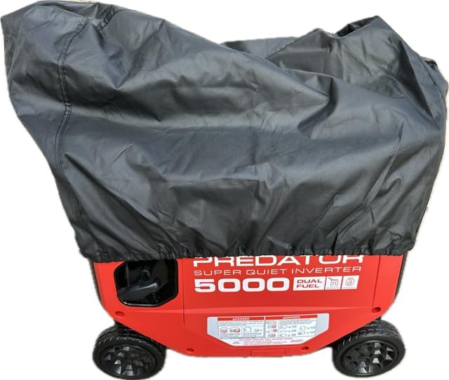 GCD Fits PREDATOR 5000 Watt Generator Cover Custom Fitted Fits the 5000 Watt Inverter Black