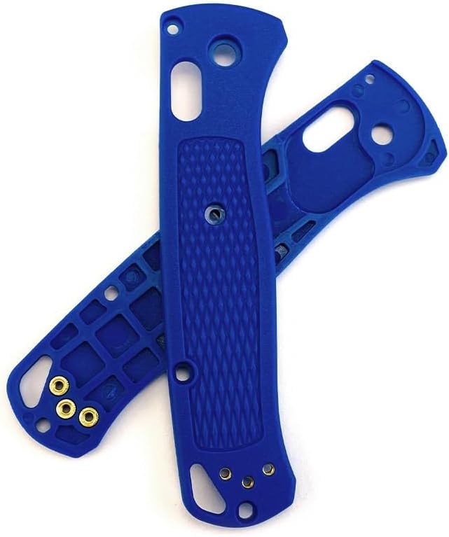 1 Pair Custom Plastic Scales Handle Replacement Fits for Bugout 535(Blue)