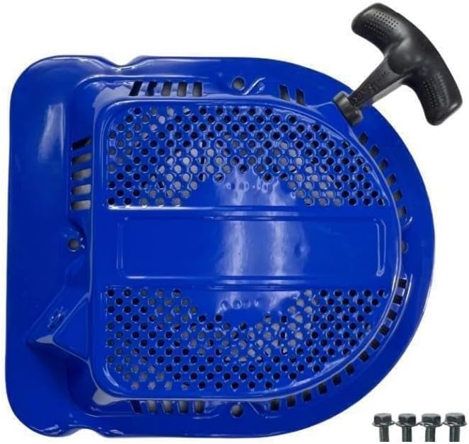 Recoil Starter Assembly with Bolts for DuroMax Dual Fuel &amp Tri-Fuel Generators XP10000EH XP10000HX XP12000EH XP12000HX XP13000HX XP13000EH XP13000HXT XP15000HX XP15000HXT (Non-Inverter Models)