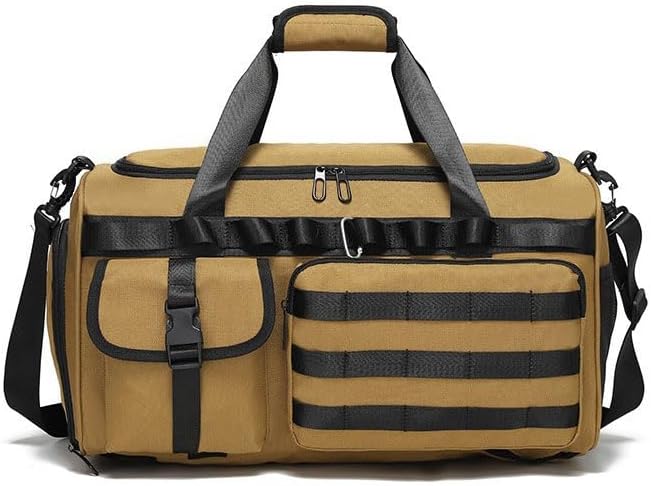 Outdoor Sports Hiking Sling Bag Shoulder Gear Pack Range Bag Molle Camouflage Tactical Versipack - Tan
