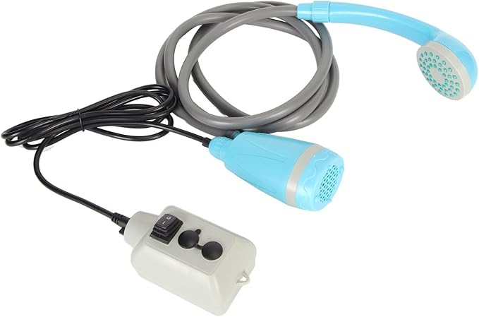 JEOZBM Portable Outdoor Shower Portable Camping Shower Outdoor Shower Skull for Hiking Pet Bath Car Washing