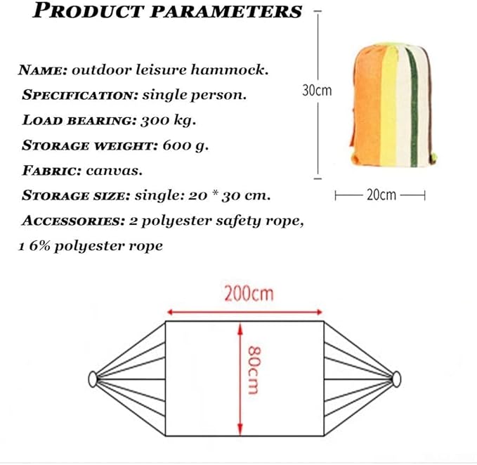 Hammock Garden Camping Hammock Portable Hammock – Perfect for Camping &amp Outdoors Or Gardens and Travel Outdoor Hammock