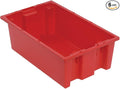 Quantum Storage snt180 Nest Totes Heavy Duty Part Organizer Bins - 18 x 11 x 6 - 6 Pack