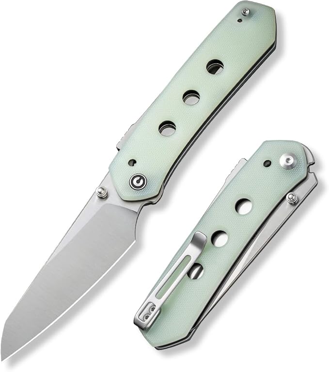 CIVIVI Vision FG Pocket Knife for EDC Superlock Folding Knife with 3.54 Reverse Tanto Nitro-V Blade G-10 Handle Ideal Gift for Men Women C22036-2