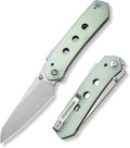 CIVIVI Vision FG Pocket Knife for EDC Superlock Folding Knife with 3.54 Reverse Tanto Nitro-V Blade G-10 Handle Ideal Gift for Men Women C22036-2