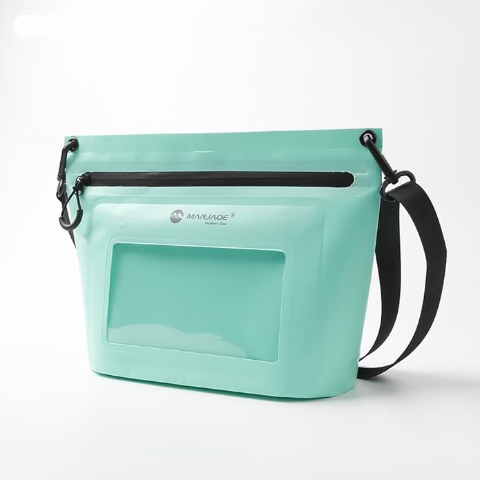 IPX7 Waterproof Bag with Touchscreen Phone PocketFloating Airtight Shoulder Bag for SwimmingRaftingCyclingHiking