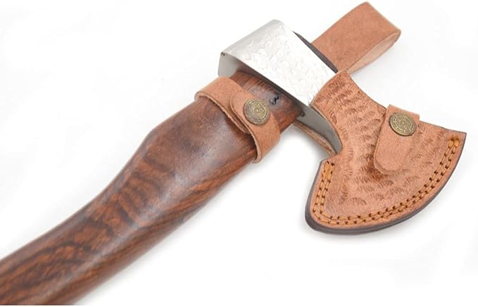 Medieval Warrior Custom Handforged Handmade Tomahawk Viking Tomahawk Axe-Camping Axe-Hunting Axe. (Skull)