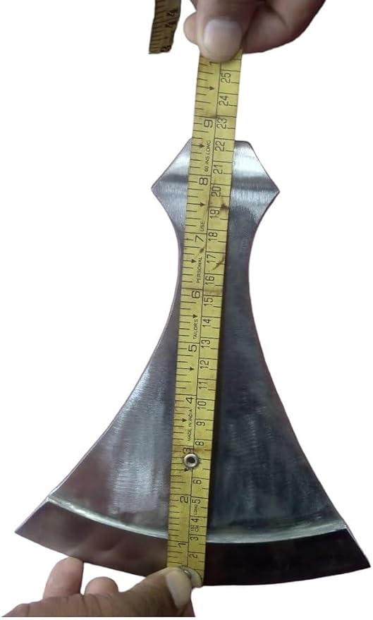 Viking Axe Blade Forged Camping Axe High Carbon Steel EN 45 Sharp Blade Viking Bearded Nordic Handmade Camping Axe Hatchet-Norse Axe Tomahawk Vikings Bearded A10 Axe AZHAN STEEL CRAFT