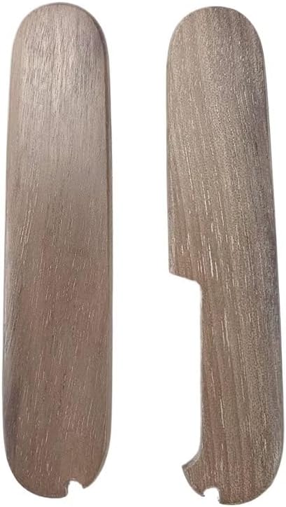 2-Piece Set Solid Wooden Scales Handle Blank DIY Replacement Fits for 91MM