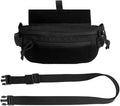Tactical Drop Dangler Pouch Abdominal Carrying Pouch with Hook and Loop Panel Utility Tool Dangler Organizer Pouch for Chest Rig Vest