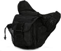 Sunnystacticalgear Outdoor Sports Hiking Sling Bag Shoulder Gear Pack Chest Range Bag Molle Camouflage Tactical Versipack - Black