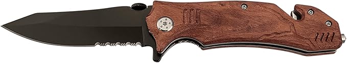 Wilson Trophy Bison River 4 1/2 Wood Rescue Knife