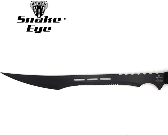 Snake Eye Tactical Fantasy Sword w/Nylon Sheath Machete Outdoors Camping
